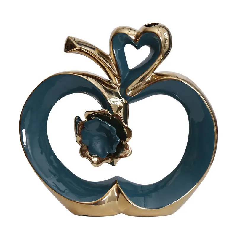 Newart Heart-shaped Apple Creative Home Decor Items Wholesale Price Living Room Decoration Crafts On Sale