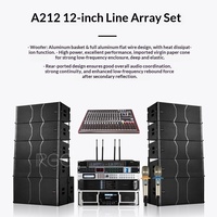 Speaker Line Array RGG 12 Inch untuk Panggung Luar Ruangan, Peralatan Audio Profesional Set Lengkap Buatan Pabrik di Cina