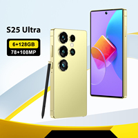 Nouveau 2026 pour S25 Ultra Mini Smartphone 5G 6+128 Go 4800 mAh 108 MP Android 14 Téléphones Mobiles Débloqués