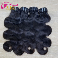 Extensions de cheveux naturels indiens bruts de 30 pouces, ondulés, provenant d'un seul donneur, à faible chute, pour femmes noires