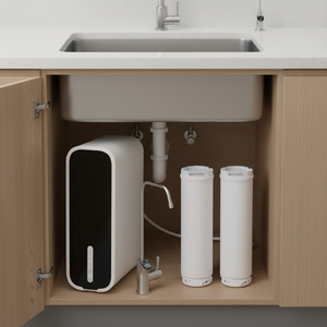 Système de filtration d'eau RO avec compteur TDS et rappel de temps, débit rapide 600 GPD, surveillance TDS, sans réservoir, vente en gros usine - Product Image 1