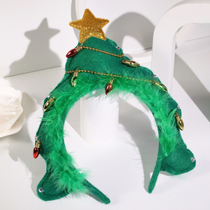 El ambiente de otoño e invierno envía diademas Tipos de diademas de estilo navideño que se pueden elegir - Product Image 2