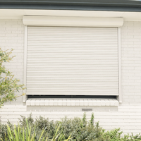 Persiana Enrollable Rápida para Ventanas, Estilo Europeo Moderno, Protección Solar y Antirrobo para Exteriores del Hogar