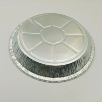 Moules à tarte jetables en papier d'aluminium de forme ronde boîte à pizza intelligente de 9 pouces pour distributeur automatique de pizza
