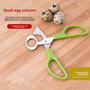 <span class=keywords><strong>Tijeras</strong></span> de Acero Inoxidable para Cortar <span class=keywords><strong>Huevos</strong></span> de <span class=keywords><strong>Codorniz</strong></span> y Pollo con Cuchillas Afiladas y Pulimentadas, Herramienta Manual de Cocina para Abrir Cáscaras - Product Image 1