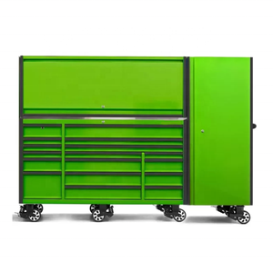 20 Lade Rollenkast Met Hok En Zijkast Werkzeugwagen Servante D'atelier Caja De Herramientas 72 Inch Gereedschapskist - Product Image 4