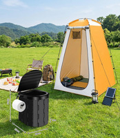 Carpa Portátil de Privacidad, Resistente al Viento, Impermeable, con Protección UV, Instantánea, para Ducha, Cambio de Ropa, Inodoro, Camping, Playa, Fiesta, Oxford