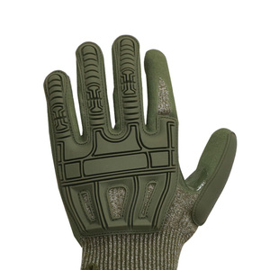 Green TPR <strong>Kong</strong> Safety Impact Hand <strong>Gloves</strong> Premium Anti Cut High Impact <strong>Gloves</strong> Oilfield Working Anti Impact <strong>Gloves</strong> - Product Image 4