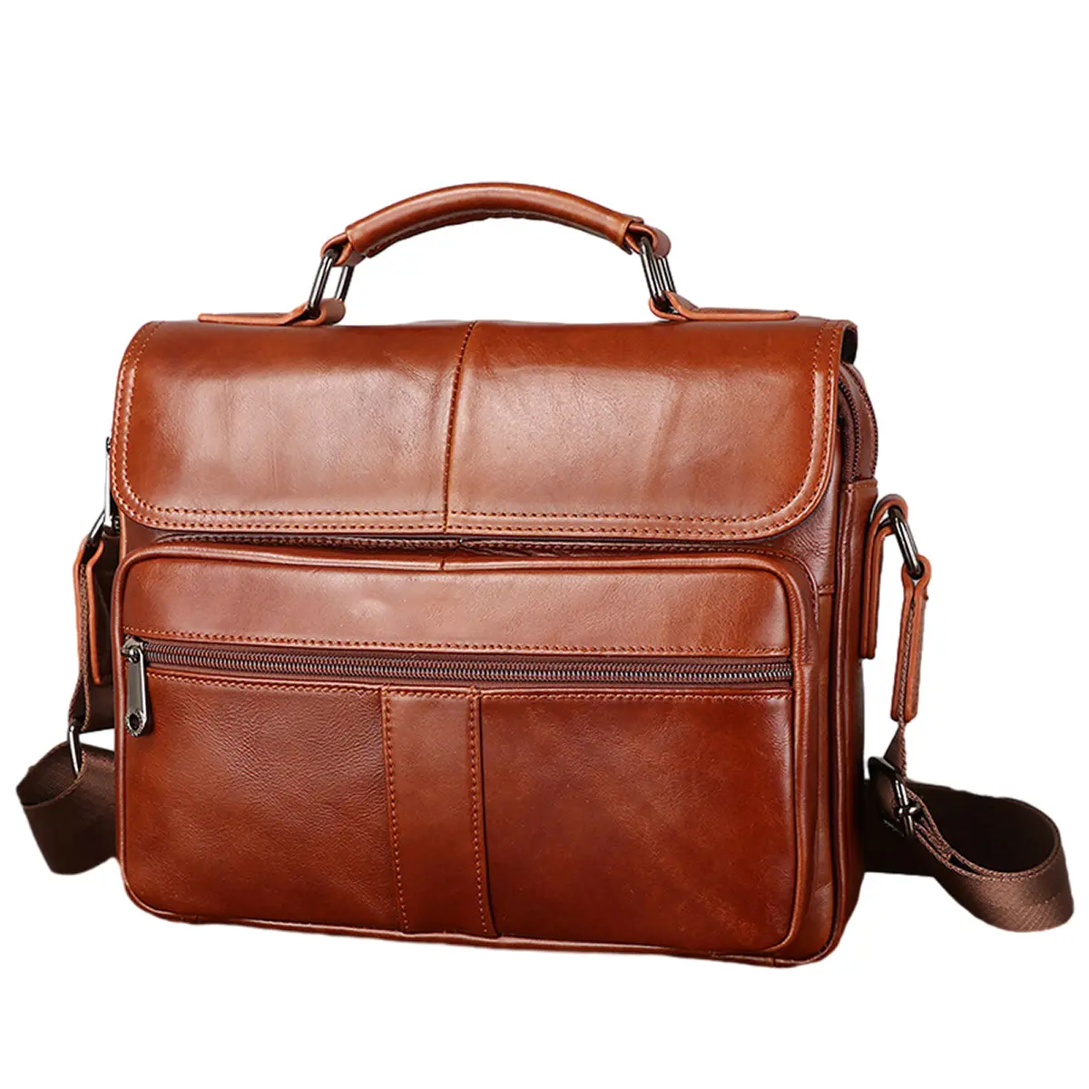 Porte-documents pour ordinateur portable avec logo personnalisé Sacs pour ordinateur portable en néoprène Porte-documents en cuir vintage Homme Sac d'affaires de bureau