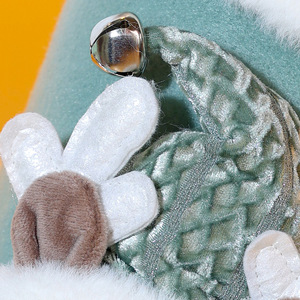 LINGKAI Décoration de Noël à suspendre pour sapin, motif 3D en tissu vert et peluche, avec gnomes, bonhommes de neige et rennes - Product Image 5