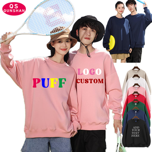 Sudadera de Forro Polar Grueso de 380 g/m² Personalizada para Invierno, Unisex, con Bordado, Impresión de Logotipo, Cuello Redondo, Color Sólido, Alta Calidad - Product Image 2