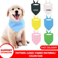 Bandana pour chien et chat personnalisable avec logo, accessoires pour animaux de compagnie, vente en gros, prix abordable
