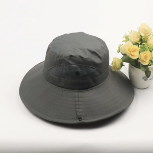 Bucket <b>Hat</b> Breathable Sun Protection Outdoor Fishing <b>Hat</b> Adult <b>Summer</b> Khaki - Product Image 5
