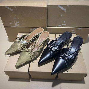 ZA2026 Nuevo Estilo, Tacones Altos con Punta en Pico y Lazo, Sandalias de Estilo Europeo para Mujer, Venta Directa de Fábrica y al por Mayor - Product Image 6