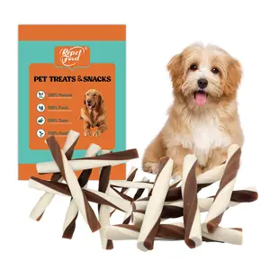 Snack mastica Bully Sticks Dog Pet Dental Food Dog Dental Treats Bar essiccato per cani