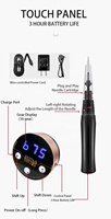 Machine de tatouage numérique Semi-permanente, kit de cosmétique numérique sans fil pour le Microblading des sourcils, w