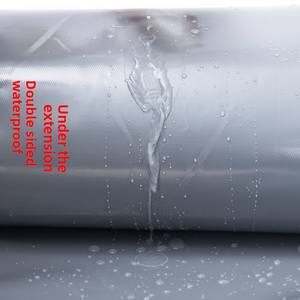 Couverture imperméable de camion extérieur, bâche épaisse <span class=keywords><strong>grise</strong></span>, <span class=keywords><strong>toile</strong></span> <span class=keywords><strong>cirée</strong></span> en PVC, voile d'ombrage pour le soleil et la pluie - Product Image 3