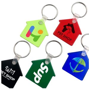 Custom Soft PVC <b>Keychain</b> Souvenir Promo Gifts <b>Personalised</b> House Keyrings - Product Image 1