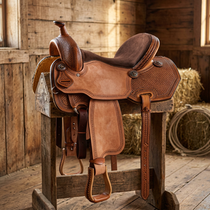 Sweat Absorbent Heavy Duty Horse Riding English Saddle Leather Horse Bridle Direct Factory Price Waterproof Eco Friendly Gifts - Product Image 1