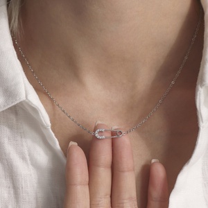 Ensemble collier et bracelet Oumai <span class=keywords><strong>Ka</strong></span> en acier inoxydable plaqué or, entièrement serti de zircons 5A, strass délicats et raffinés - Product Image 4