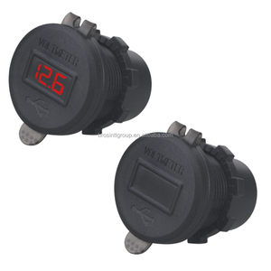 12V 24V 54W Dual QC3.0 PD Car Boat Marine <b>USB</b> Charger with Switch Voltmeter Fast Charging 3 Port <b>USB</b> Charger - Product Image 3