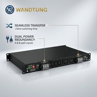 Interruptor de Transferencia Estática Automática de Doble Alimentación (STS) Monofásico para Centro de Datos, CA 220V, Transferencia sin Interrupciones