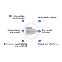 Sensor Getaran Piezoelektrik Ringan Ukuran Kecil Mini Mikro Sensor Akselerometer Uniaxial Output 5V Frekuensi 1-10kHz
