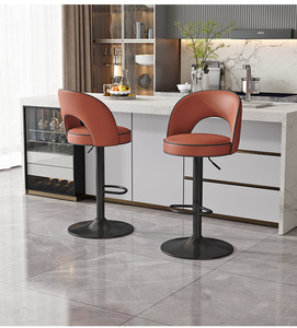 Taburetes <span class=keywords><strong>de</strong></span> <span class=keywords><strong>bar</strong></span> y <span class=keywords><strong>sillas</strong></span> altas <span class=keywords><strong>de</strong></span> restaurante para cocina Silla <span class=keywords><strong>de</strong></span> <span class=keywords><strong>Bar</strong></span> giratoria - Product Image 4