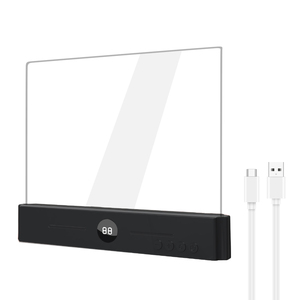 2-in-1 LED Flat Panel Reading <b>Light</b> with <b>Timer</b> Function 3 Color Temperatures Dimmable read <b>Light</b> - Product Image 3