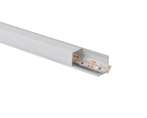 Canales de perfil de aluminio para tira <span class=keywords><strong>LED</strong></span>, montado en <span class=keywords><strong>esquina</strong></span>, forma de V, 45 grados - Product Image 1