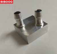 Refroidissement liquide en aluminium, refroidissement par eau, bloc de refroidissement par eau 40*120*12.2mm