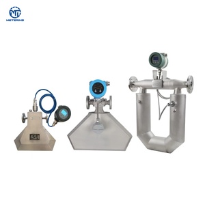 Pengukur Aliran Massa Coriolis Tipe Terintegrasi/Terpisah Digital Pemantauan Real-Time Pengukuran Kepadatan Air Gas Akurasi +/-0.2% - Product Image 6