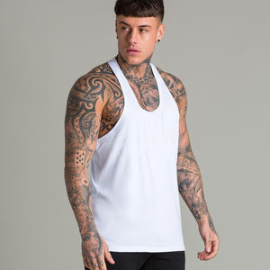 Top Qualité Sports Gym Débardeurs Bodybuilding Singlet Coton/Polyster Gym Formation Homme Débardeur - Product Image 4