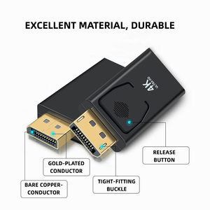 Convertitore DP a <span class=keywords><strong>HDMI</strong></span> Placcato Oro SIPU - 4K 1080P Ultra HD da Display Port a <span class=keywords><strong>HDMI</strong></span> per Monitor e TV OEM - Product Image 3