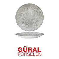 Assiette plate Arnim Ø 30 cm en porcelaine New Bone China avec impression numérique Gural
