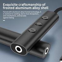 Adaptador USB Tipo C a Conector Hembra de 3.5mm para Auriculares, USB C a Audio Auxiliar, Compatible con Llamadas de Voz y Control por Cable