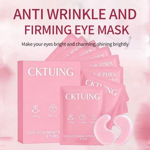 Cktuing Pink Gel Eye Mask 8 Pairs Instant Eye Brightening Lifting Firming Anti-Wrinkle Dark Circles Moisturizer - Product Image 4