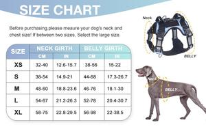 Harnais tactique pour animaux de compagnie, harnais réglable pour chien avec poche Molle, harnais d'entraînement et de promenade en plein air - Product Image 6