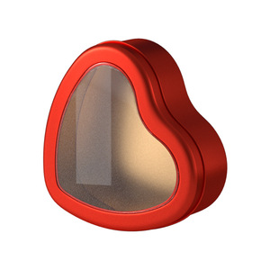 Scatola di Latta a Forma di Cuore con Piccola Finestra per Caramelle, Fragranze e Decorazioni, Confezione Regalo <span class=keywords><strong>in</strong></span> Metallo - Product Image 5