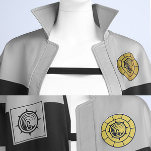 Costume de cosplay d'anime Li Yu, ensemble complet pour femme, comprenant ceinture, sac, chauffe-jambes, pantalon et manteau, thème Démon de la guerre dans la zone dévastée - Product Image 4