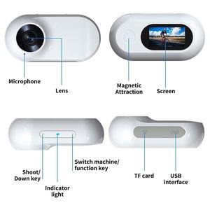 1080 Hd Draagbare Magnetische Duimcamera Buiten Fietsen Hond Kat Hardloopvideocamera Met Kraag - Product Image 2