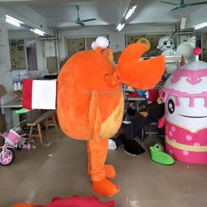 Efun quantité minimale de commande-Costume de mascotte de <span class=keywords><strong>crabe</strong></span> orange de dessin animé personnalisé 1 pièce-Costume de mascotte de <span class=keywords><strong>crabe</strong></span> de dessin animé intéressant pour la fête d'adulte de grand événement - Product Image 2