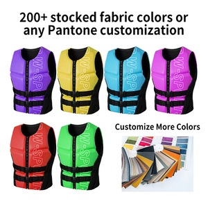 سترة نجاة مخصصة من النيوبرين خفيفة الوزن للسباحة، مساعد طفو قابل للتعديل للرجال والنساء للرياضات المائية والغوص والتجديف - Product Image 3