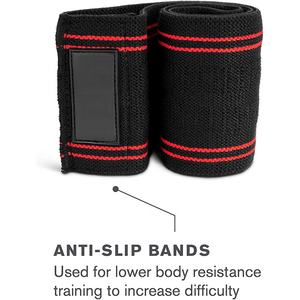 Bandas de Resistencia de Tela Elástica Antideslizantes con Logotipo Personalizado de Nuevo Diseño, Bandas de Resistencia de Tela para Entrenamiento en Casa, Bandas de Yoga para Cadera - Product Image 4