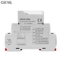 Relais de surveillance de tension GEYA GRV8-VW2, protection de fréquence de tension 24v, monophasé, type de surveillance d'isolement, AC/DC 15V-600V