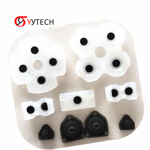 Sytech ชุดยางซิลิโคนนำไฟฟ้าสำหรับตัวควบคุม <span class=keywords><strong>PS4</strong></span>ชุด V2.0 V1.0 - Product Image 1