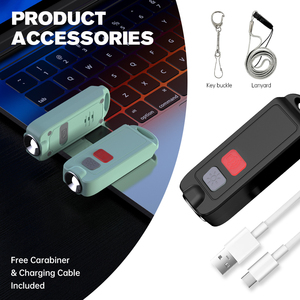 Có thể sạc lại cá nhân hoảng loạn báo động an ninh thiết bị của phụ nữ Keychain tự vệ nguồn cung cấp bảo vệ an toàn cảnh báo - Product Image 5