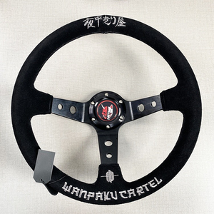 Volant de direction universel OEM ODM de style JDM à fond profond de 13/14 pouces, volant de direction personnalisé pour voitures modifiées et améliorées - Product Image 2
