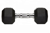 Haltères hexagonaux de haute qualité pour la musculation, entraînement professionnel en salle de sport, levage de poids, CrossFit, haltères hexagonaux en caoutchouc
