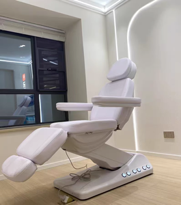Table de massage électrique pour cils et visage, avec 3/4 moteurs, blanche, avec surmatelas, pour instituts de beauté et spas – Offre spéciale - Product Image 6